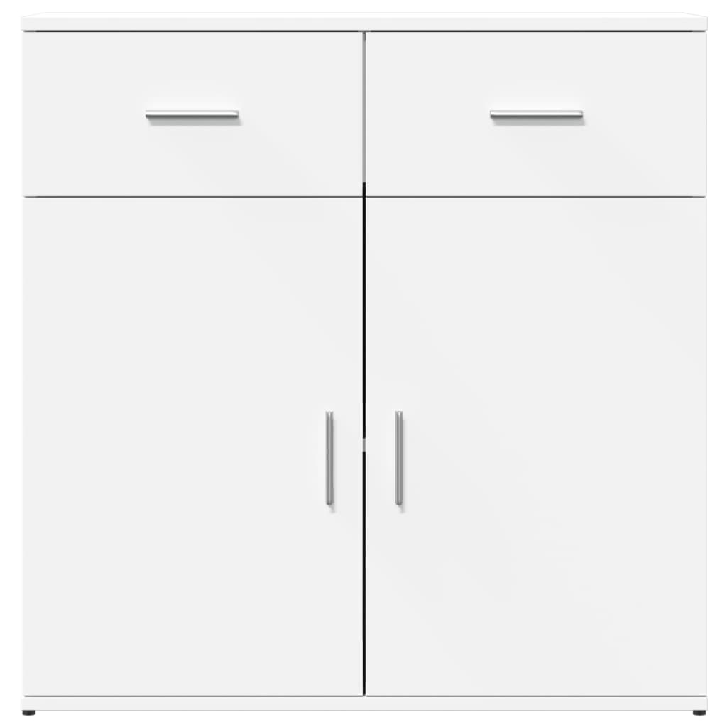 Dressoir 79x38x80 cm bewerkt hout wit is nu te koop bij PeponiXL, paradijselijk wonen!