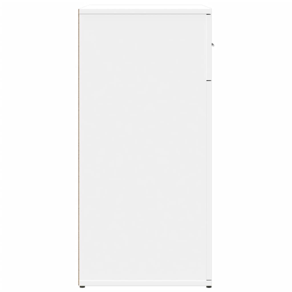 Dressoir 79x38x80 cm bewerkt hout wit is nu te koop bij PeponiXL, paradijselijk wonen!