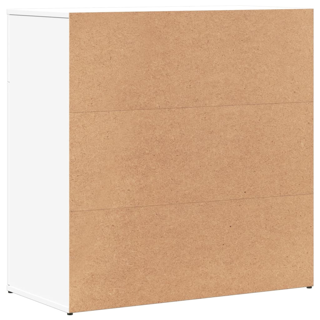 Dressoir 79x38x80 cm bewerkt hout wit is nu te koop bij PeponiXL, paradijselijk wonen!