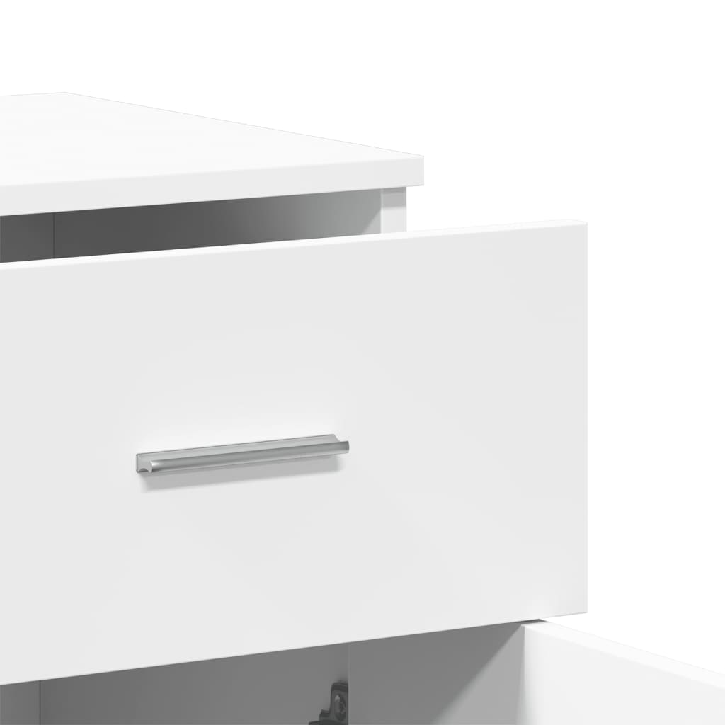 Dressoir 79x38x80 cm bewerkt hout wit is nu te koop bij PeponiXL, paradijselijk wonen!