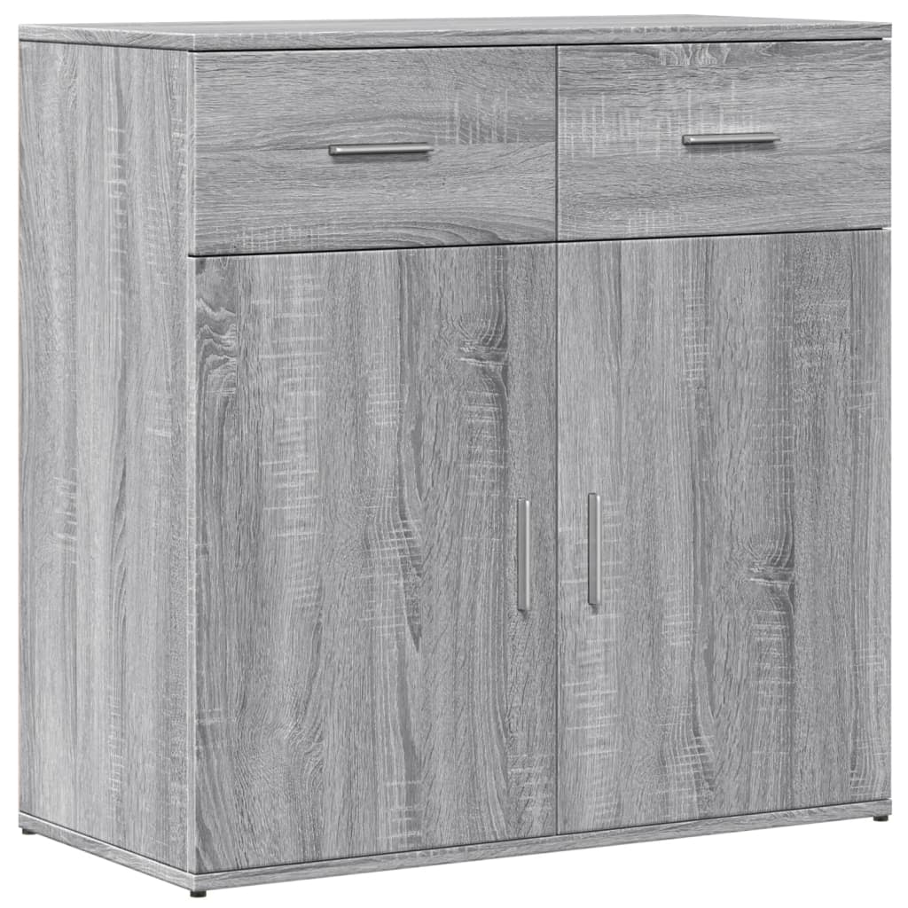 Dressoir 79x38x80 cm bewerkt hout grijs sonoma is nu te koop bij PeponiXL, paradijselijk wonen!