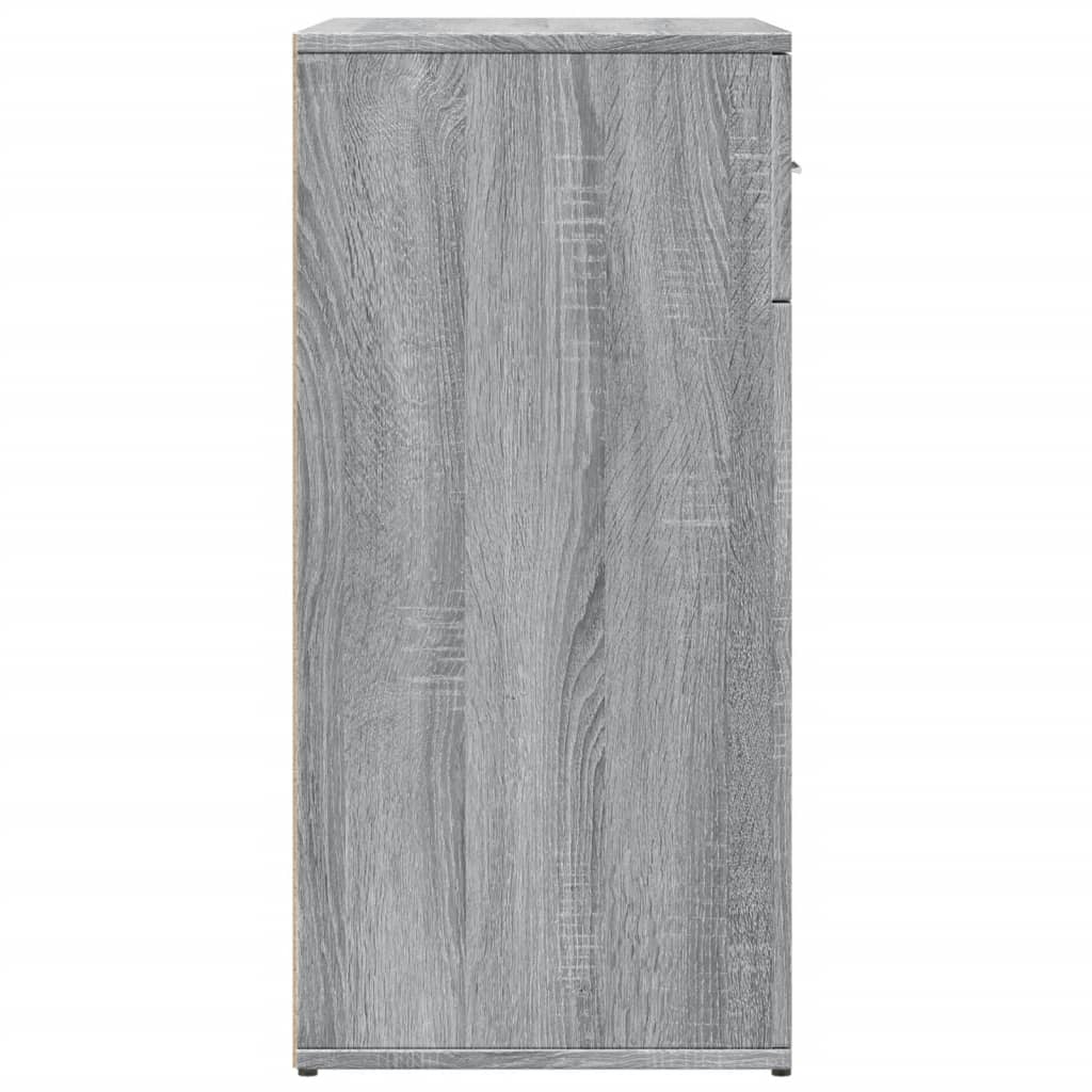 Dressoir 79x38x80 cm bewerkt hout grijs sonoma is nu te koop bij PeponiXL, paradijselijk wonen!