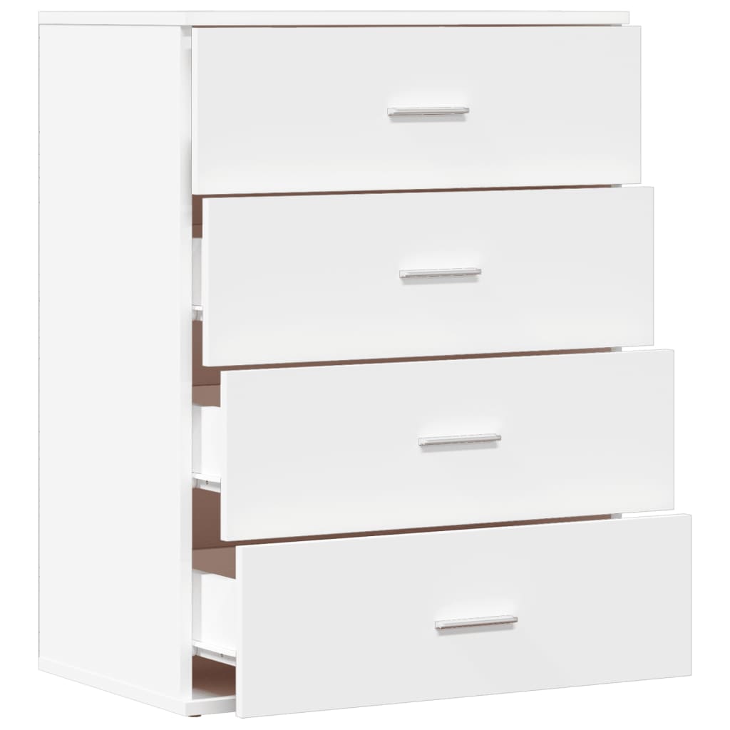 Dressoir 60x39x80 cm bewerkt hout wit is nu te koop bij PeponiXL, paradijselijk wonen!