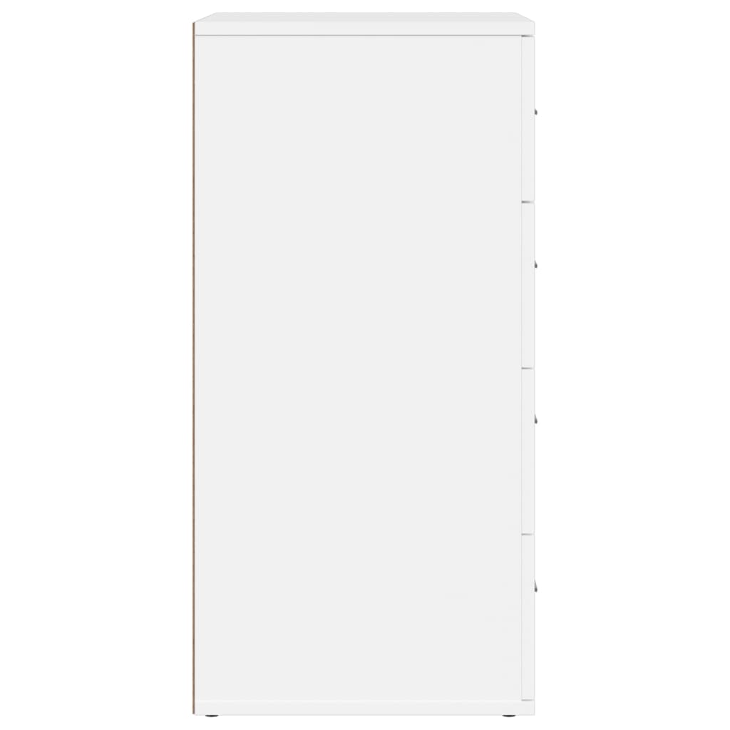 Dressoir 60x39x80 cm bewerkt hout wit is nu te koop bij PeponiXL, paradijselijk wonen!