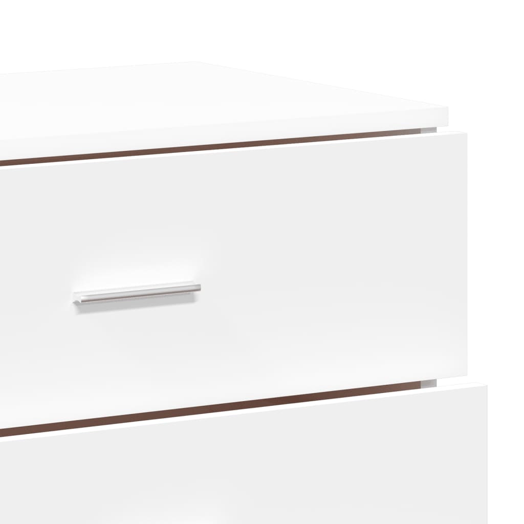 Dressoir 60x39x80 cm bewerkt hout wit is nu te koop bij PeponiXL, paradijselijk wonen!