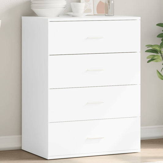 Dressoir 60x39x80 cm bewerkt hout wit is nu te koop bij PeponiXL, paradijselijk wonen!