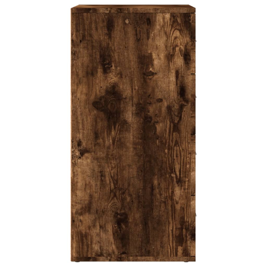 Dressoir 60x39x80 cm bewerkt hout gerookt eikenkleurig is nu te koop bij PeponiXL, paradijselijk wonen!