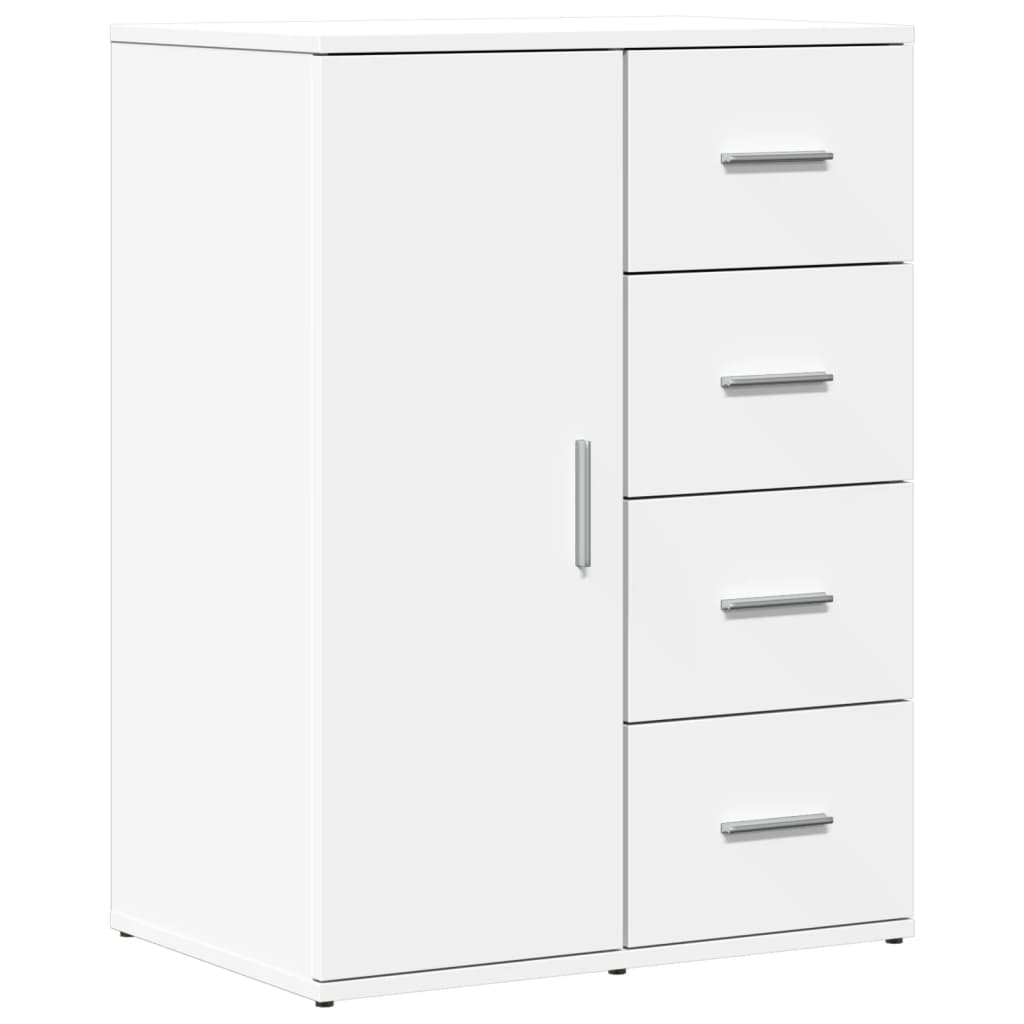 Dressoir 59x39x80 cm bewerkt hout wit is nu te koop bij PeponiXL, paradijselijk wonen!