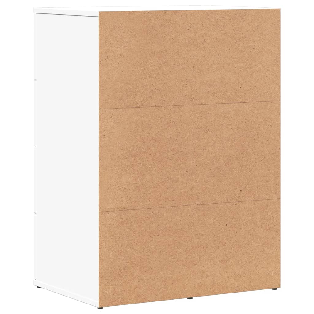 Dressoir 59x39x80 cm bewerkt hout wit is nu te koop bij PeponiXL, paradijselijk wonen!