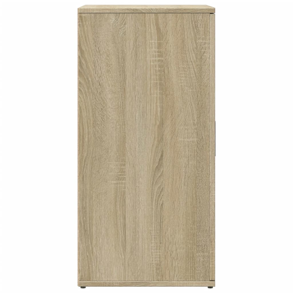 Dressoir 59x39x80 cm bewerkt hout sonoma eikenkleurig is nu te koop bij PeponiXL, paradijselijk wonen!