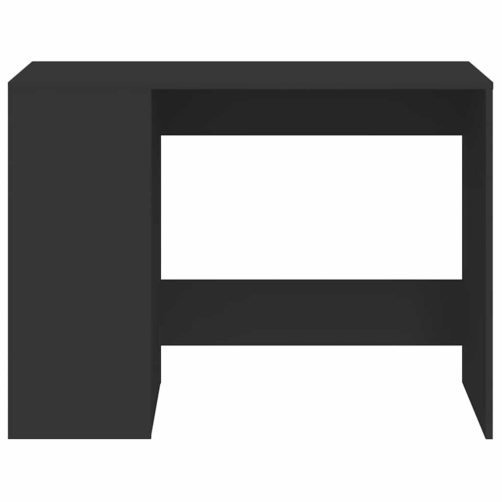 Bureau 102x50x75 cm bewerkt hout zwart is nu te koop bij PeponiXL, paradijselijk wonen!