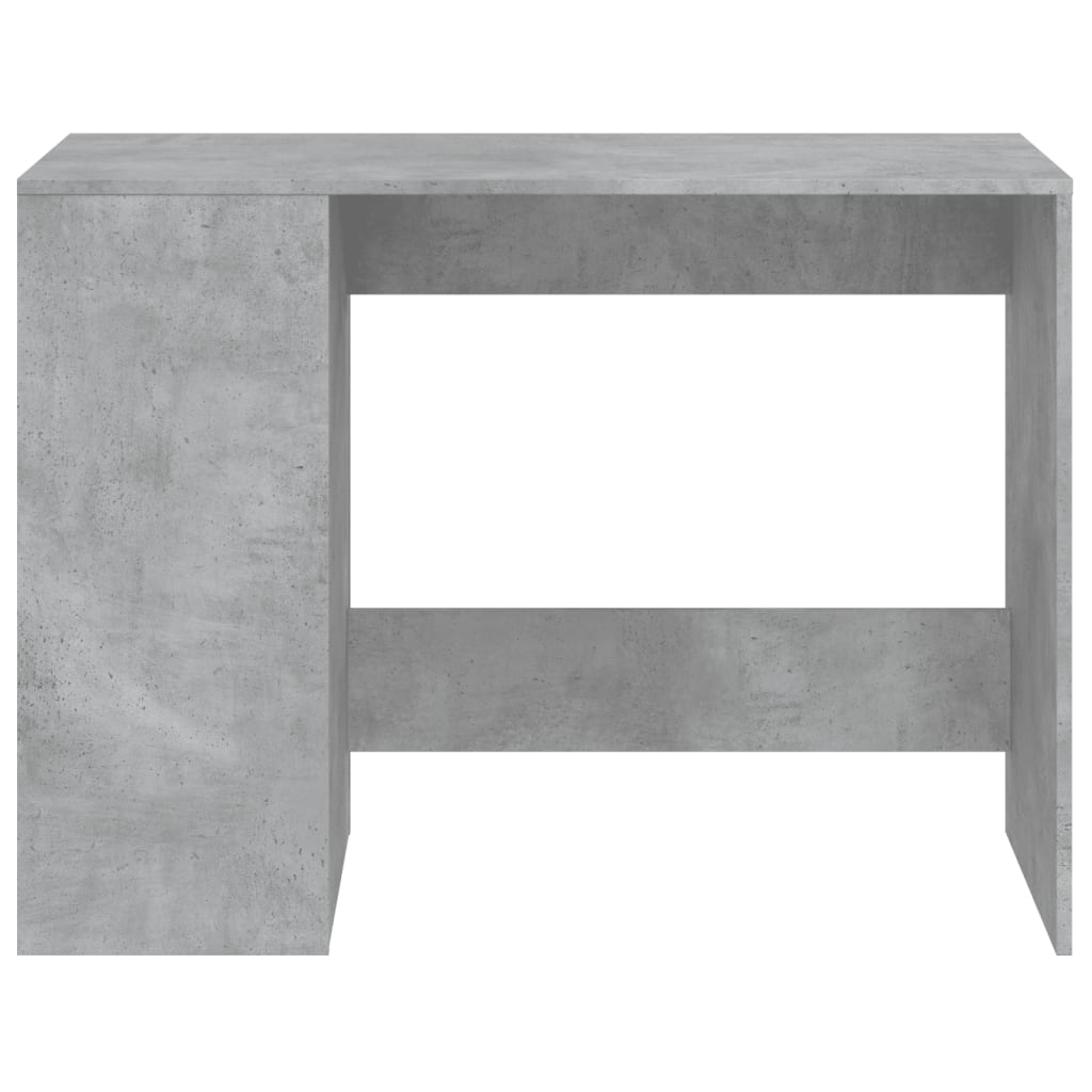 Bureau 102x50x75 cm bewerkt hout betongrijs is nu te koop bij PeponiXL, paradijselijk wonen!