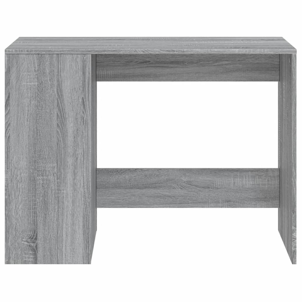 Bureau 102x50x75 cm bewerkt hout grijs sonoma eikenkleurig is nu te koop bij PeponiXL, paradijselijk wonen!