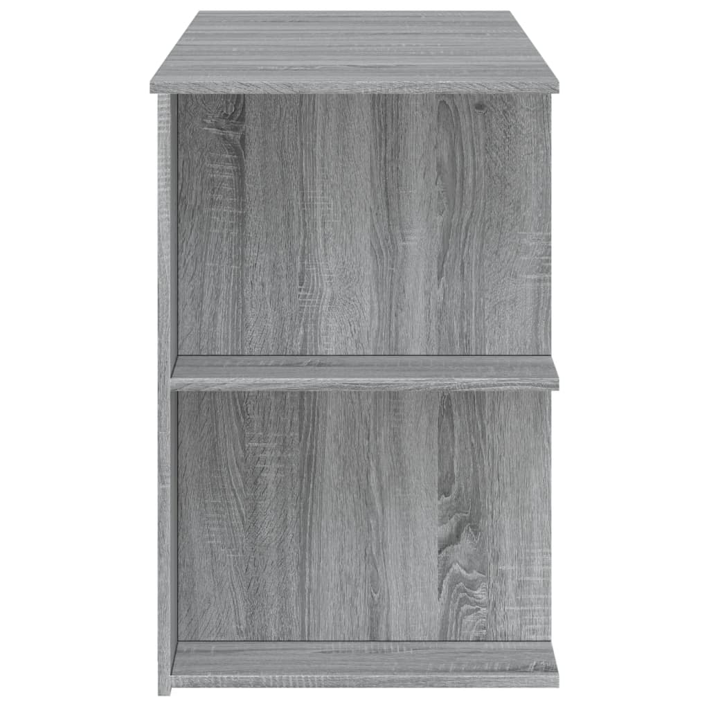 Bureau 140x50x75 cm bewerkt hout grijs sonoma eikenkleurig is nu te koop bij PeponiXL, paradijselijk wonen!