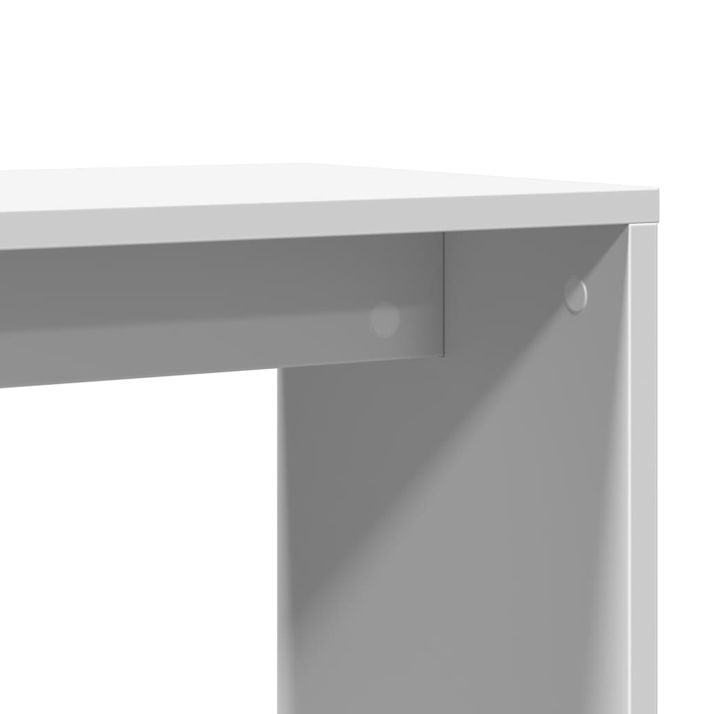 Bijzettafel 50x30x50 cm bewerkt hout wit is nu te koop bij PeponiXL, paradijselijk wonen!