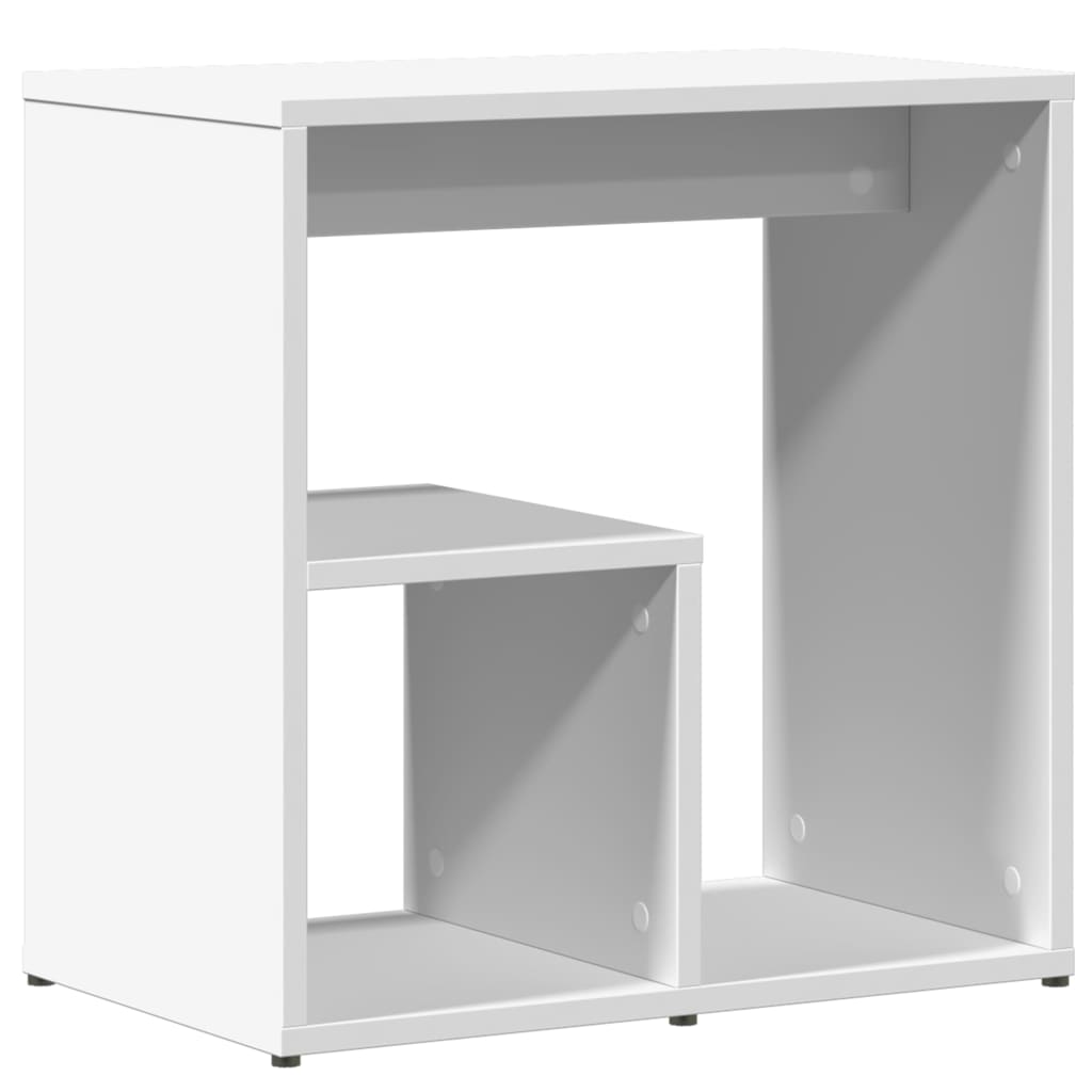 Bijzettafels 2 st 50x30x50 cm bewerkt hout wit is nu te koop bij PeponiXL, paradijselijk wonen!