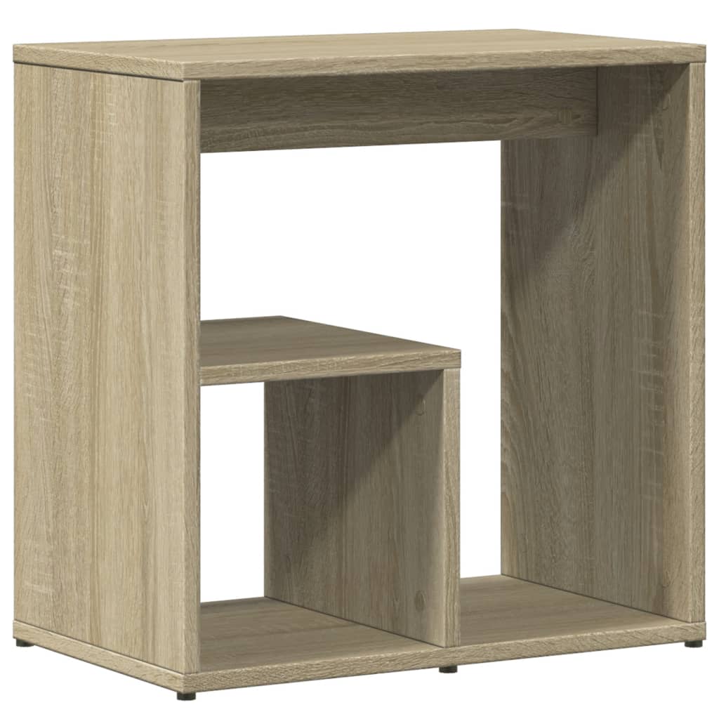 Bijzettafels 2 st 50x30x50 cm bewerkt hout sonoma eikenkleurig is nu te koop bij PeponiXL, paradijselijk wonen!