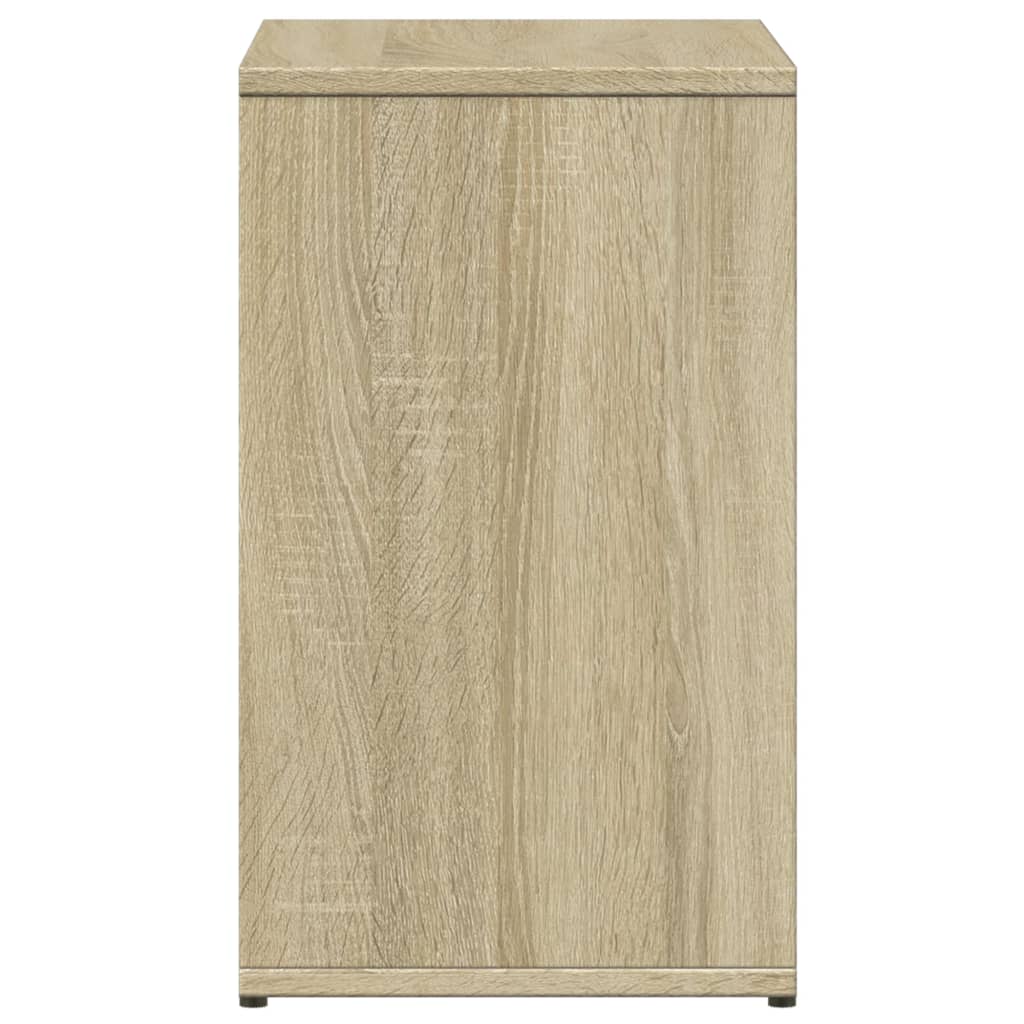 Bijzettafels 2 st 50x30x50 cm bewerkt hout sonoma eikenkleurig is nu te koop bij PeponiXL, paradijselijk wonen!