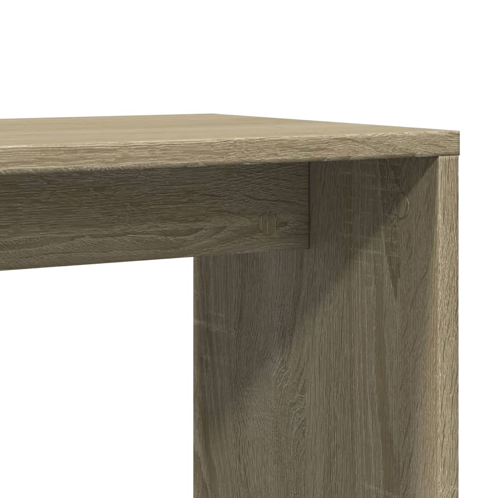 Bijzettafels 2 st 50x30x50 cm bewerkt hout sonoma eikenkleurig is nu te koop bij PeponiXL, paradijselijk wonen!