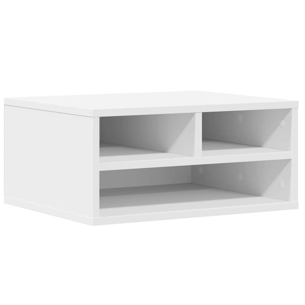 Printerkastje 49x40x22,5 cm bewerkt hout wit is nu te koop bij PeponiXL, paradijselijk wonen!