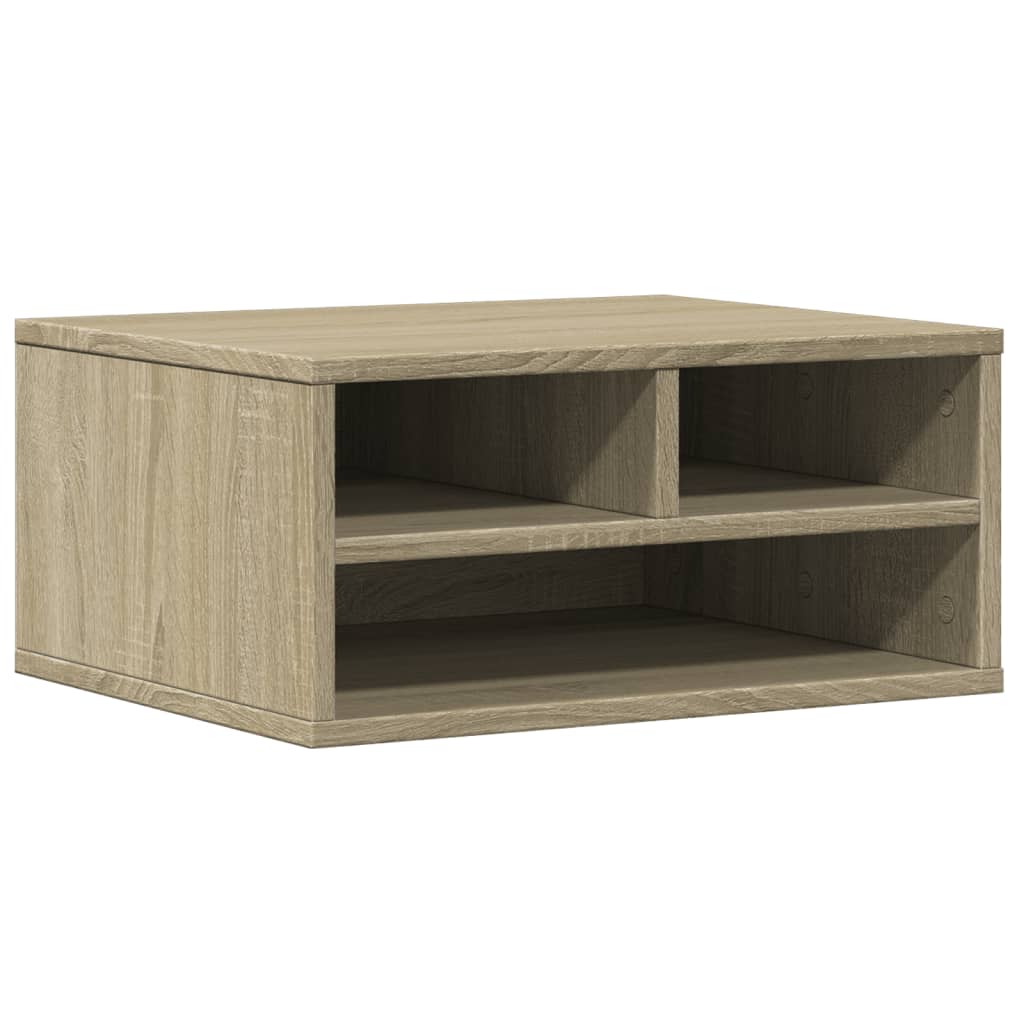 Printerkastje 49x40x22,5 cm bewerkt hout sonoma eikenkleurig is nu te koop bij PeponiXL, paradijselijk wonen!