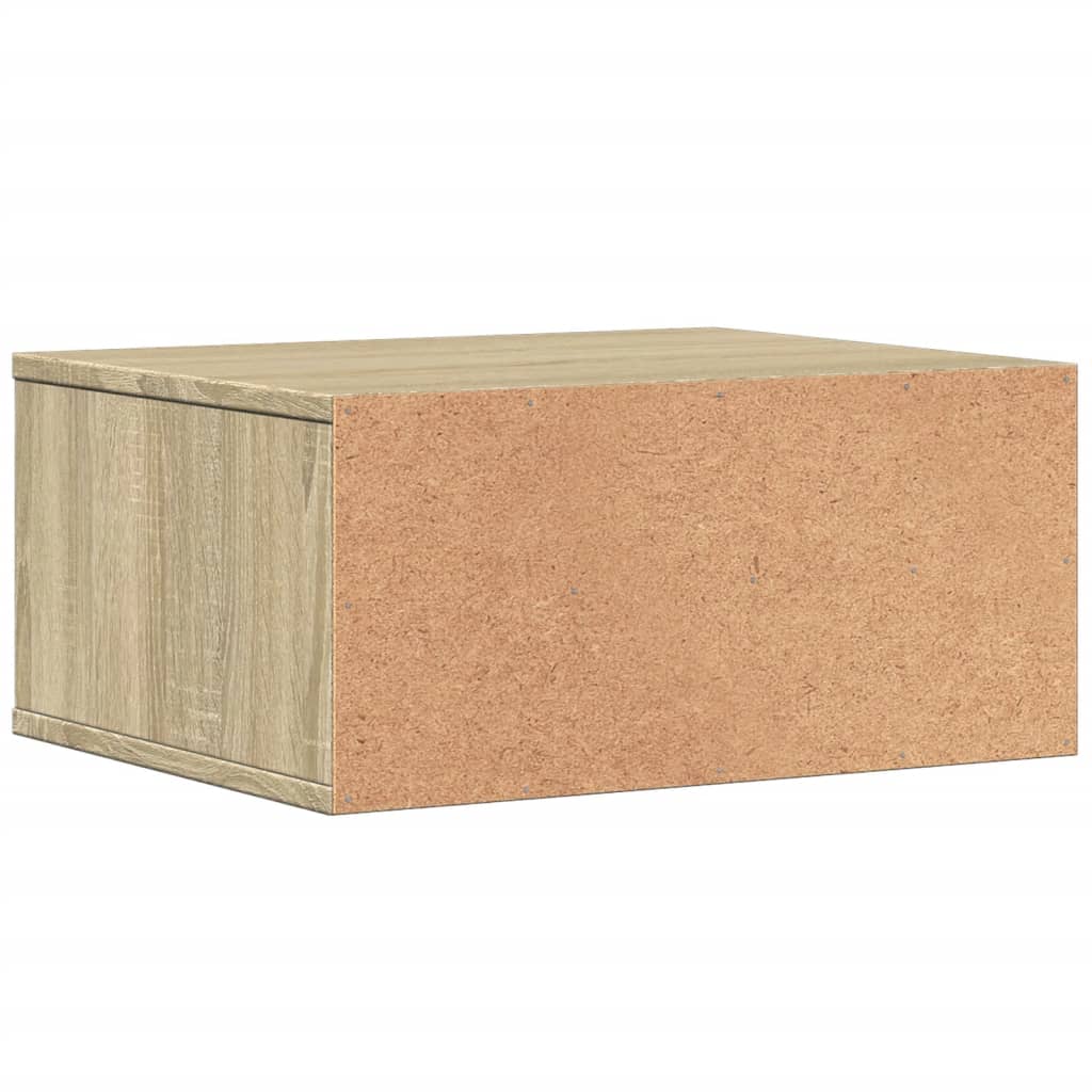 Printerkastje 49x40x22,5 cm bewerkt hout sonoma eikenkleurig is nu te koop bij PeponiXL, paradijselijk wonen!