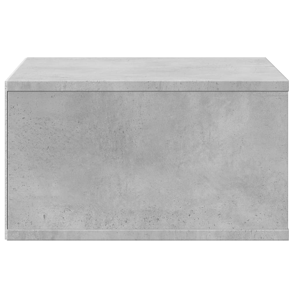 Printerkastje 49x40x22,5 cm bewerkt hout betongrijs is nu te koop bij PeponiXL, paradijselijk wonen!