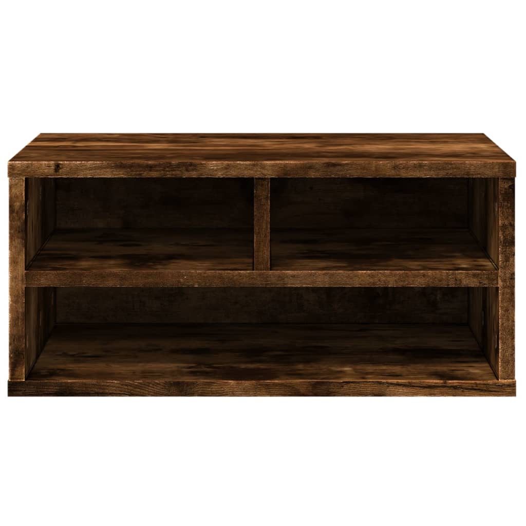 Printerkastje 49x40x22,5 cm bewerkt hout gerookt eikenkleurig is nu te koop bij PeponiXL, paradijselijk wonen!