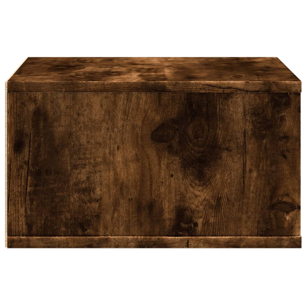 Printerkastje 49x40x22,5 cm bewerkt hout gerookt eikenkleurig is nu te koop bij PeponiXL, paradijselijk wonen!