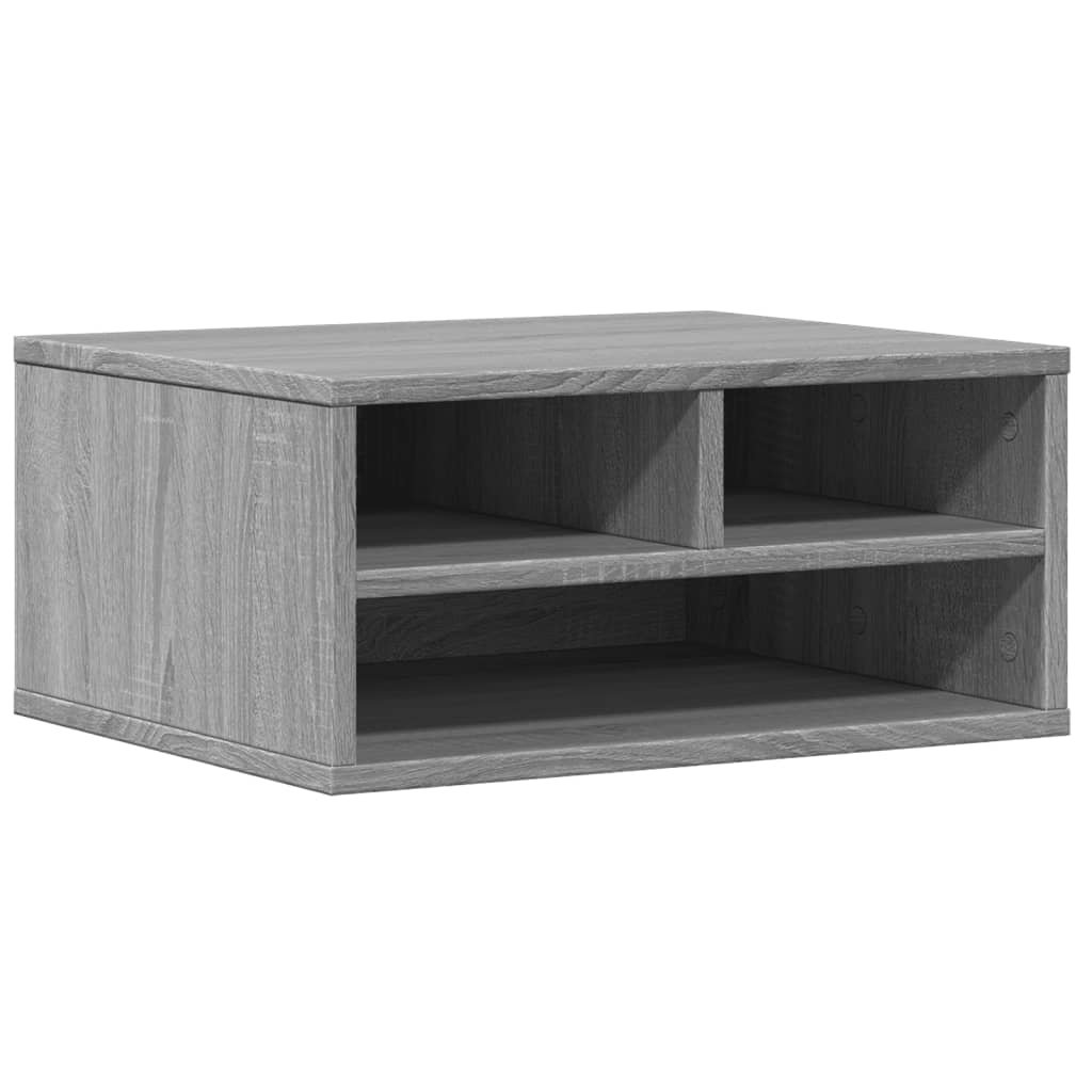 Printerkastje 49x40x22,5 cm bewerkt hout grijs sonoma eiken is nu te koop bij PeponiXL, paradijselijk wonen!