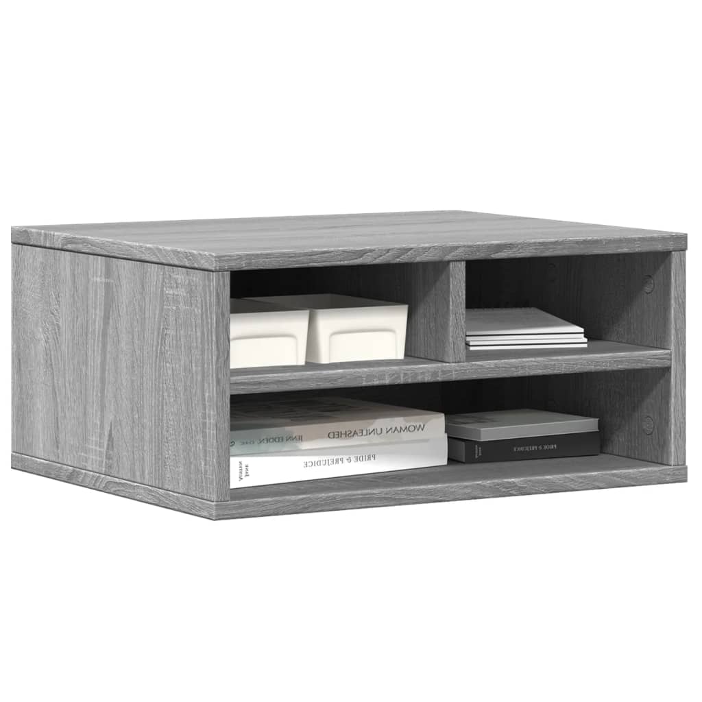 Printerkastje 49x40x22,5 cm bewerkt hout grijs sonoma eiken is nu te koop bij PeponiXL, paradijselijk wonen!
