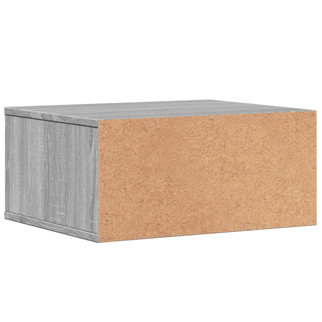 Printerkastje 49x40x22,5 cm bewerkt hout grijs sonoma eiken is nu te koop bij PeponiXL, paradijselijk wonen!