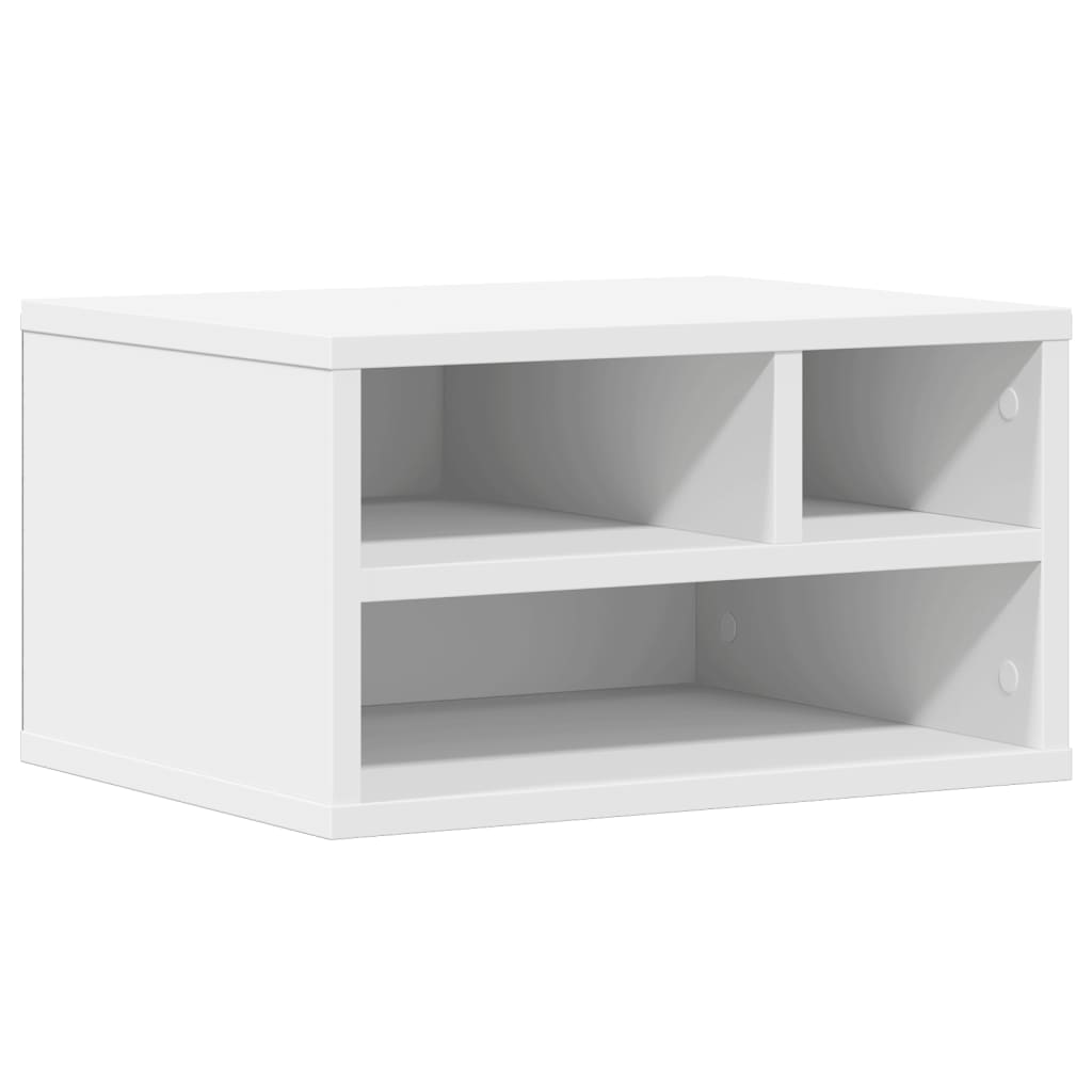 Printerkastje 40x32x22,5 cm bewerkt hout wit is nu te koop bij PeponiXL, paradijselijk wonen!