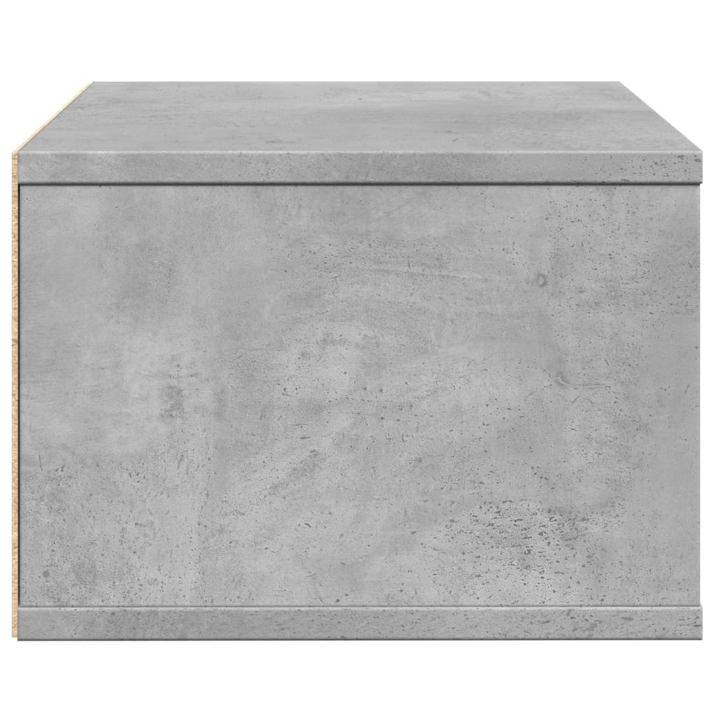 Printerkastje 40x32x22,5 cm bewerkt hout betongrijs is nu te koop bij PeponiXL, paradijselijk wonen!