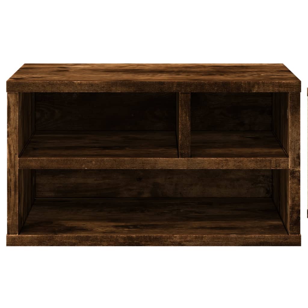 Printerkastje 40x32x22,5 cm bewerkt hout gerookt eikenkleurig is nu te koop bij PeponiXL, paradijselijk wonen!