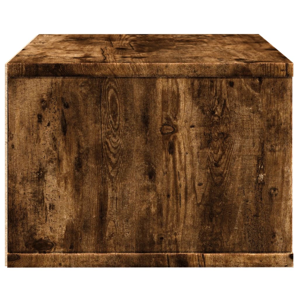 Printerkastje 40x32x22,5 cm bewerkt hout gerookt eikenkleurig is nu te koop bij PeponiXL, paradijselijk wonen!