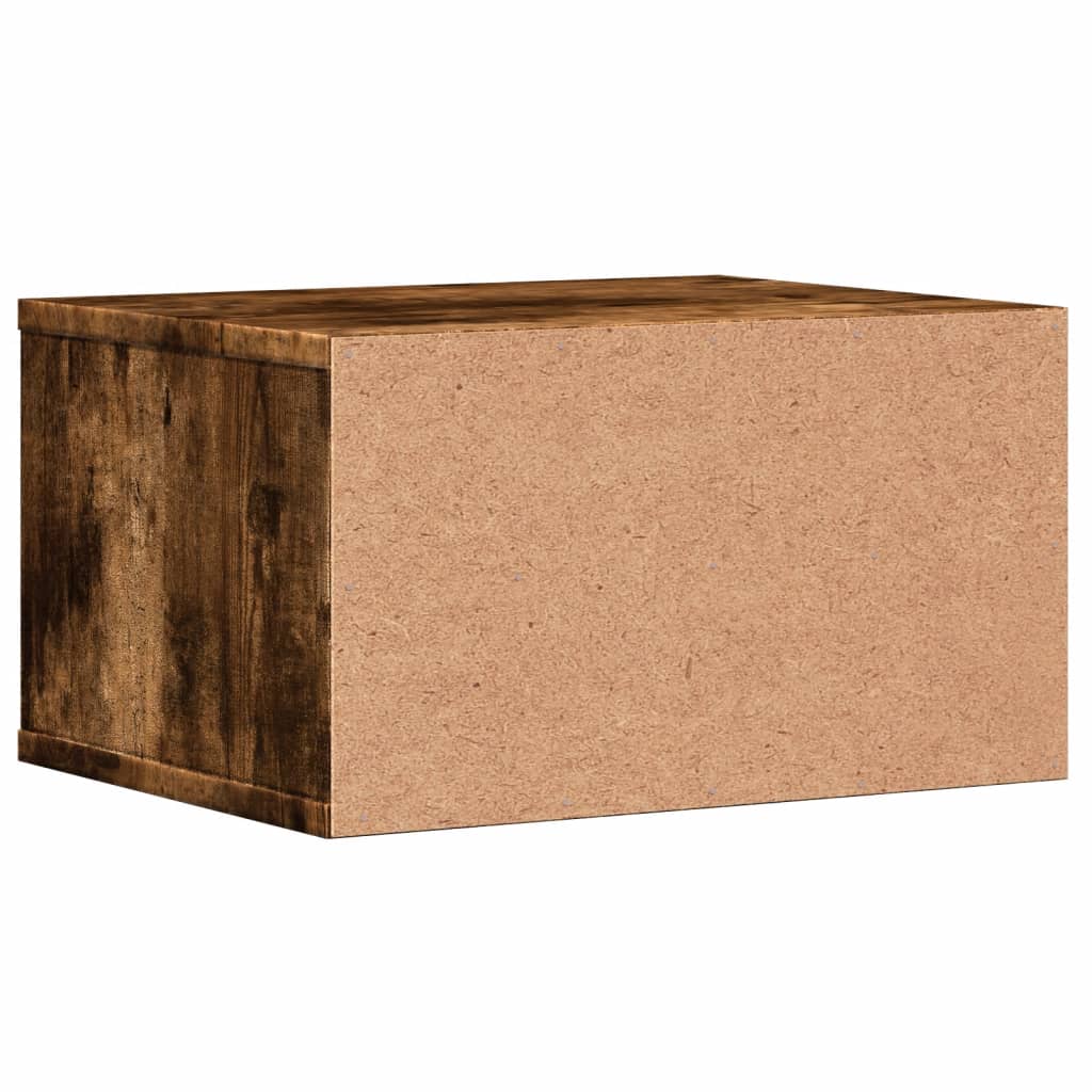 Printerkastje 40x32x22,5 cm bewerkt hout gerookt eikenkleurig is nu te koop bij PeponiXL, paradijselijk wonen!