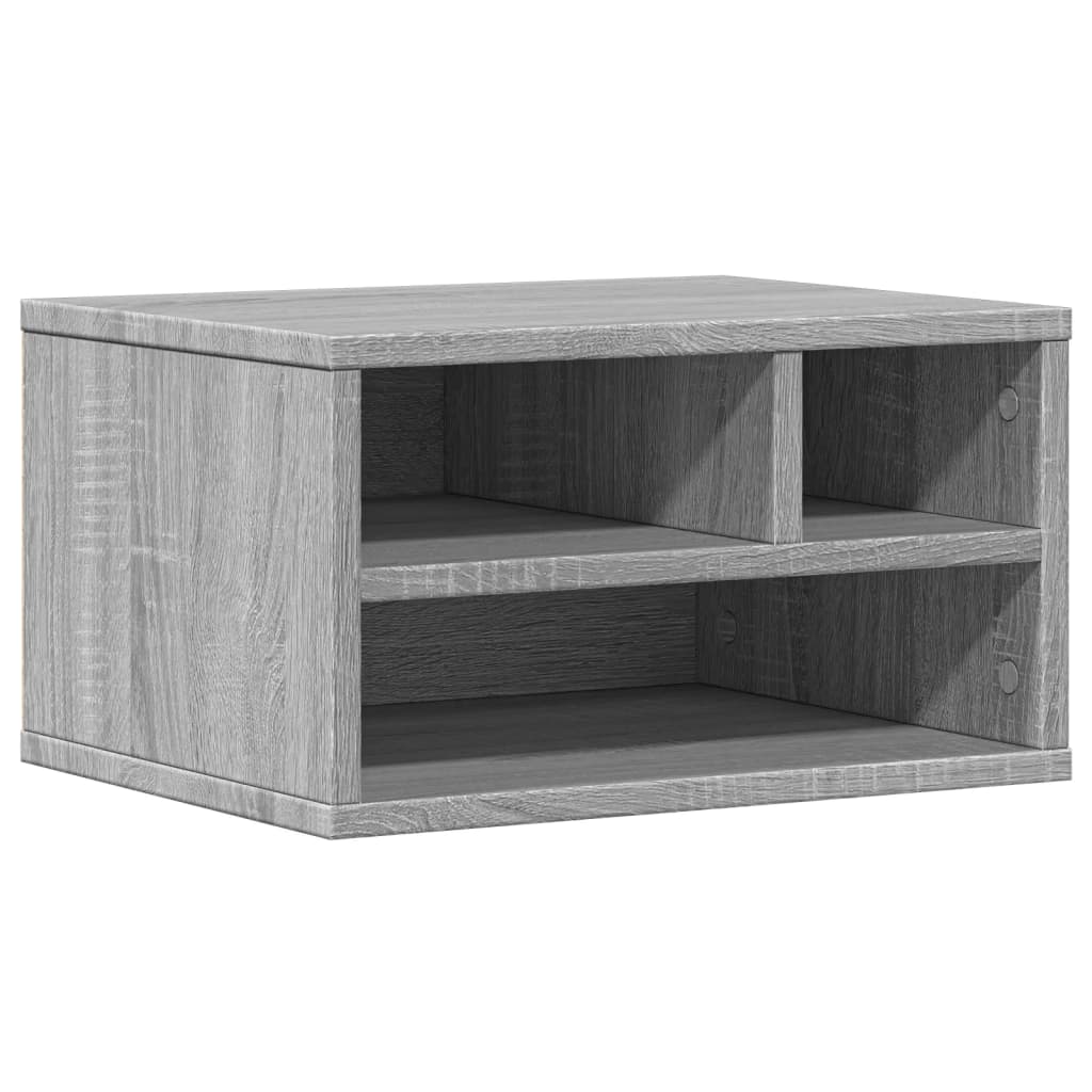 Printerkastje 40x32x22,5 cm bewerkt hout grijs sonoma eiken is nu te koop bij PeponiXL, paradijselijk wonen!