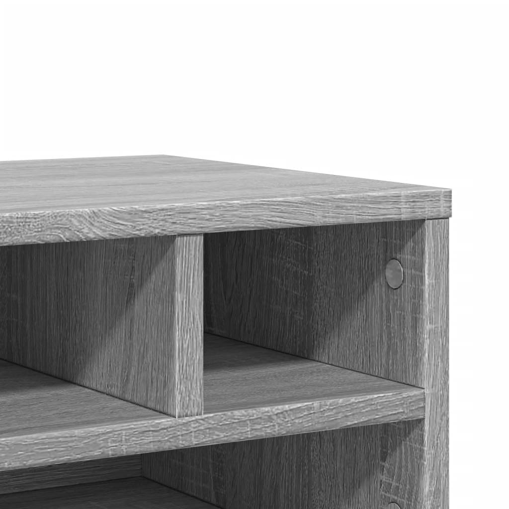 Printerkastje 40x32x22,5 cm bewerkt hout grijs sonoma eiken is nu te koop bij PeponiXL, paradijselijk wonen!