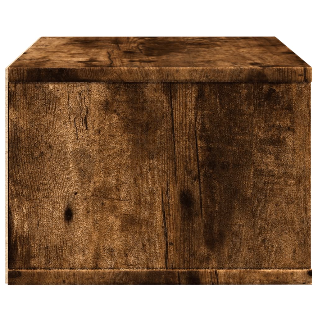 Printerkastje 40x32x22,5 cm bewerkt hout gerookt eikenkleurig is nu te koop bij PeponiXL, paradijselijk wonen!