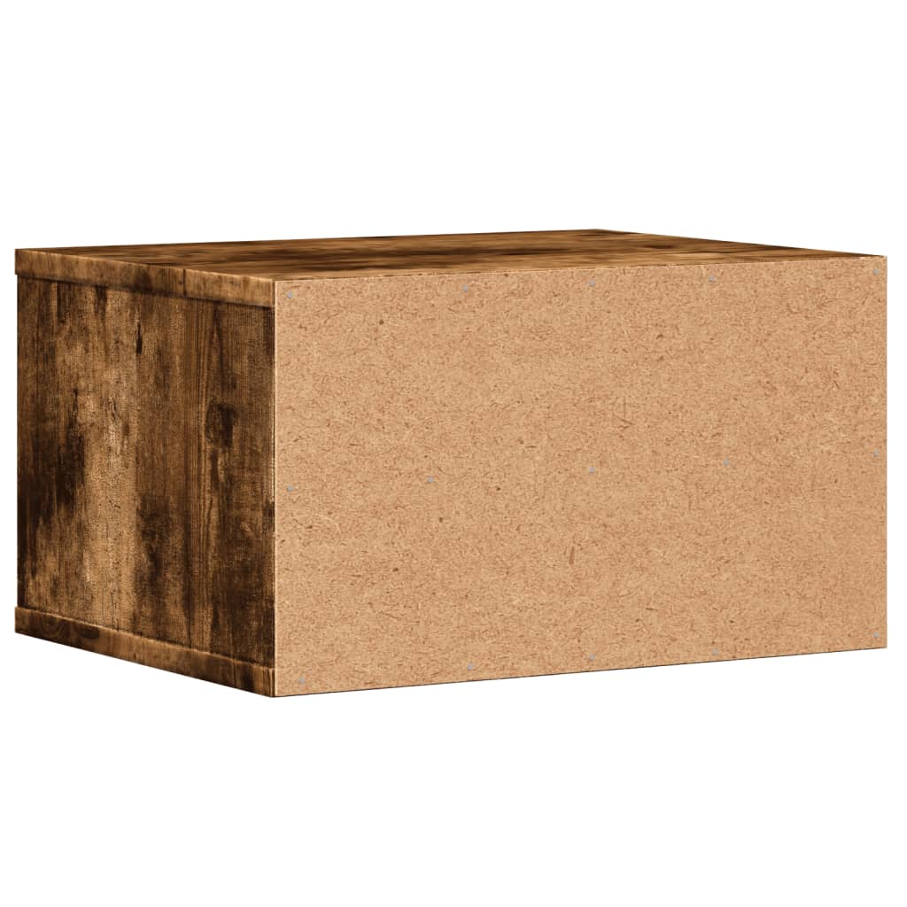 Printerkastje 40x32x22,5 cm bewerkt hout gerookt eikenkleurig is nu te koop bij PeponiXL, paradijselijk wonen!