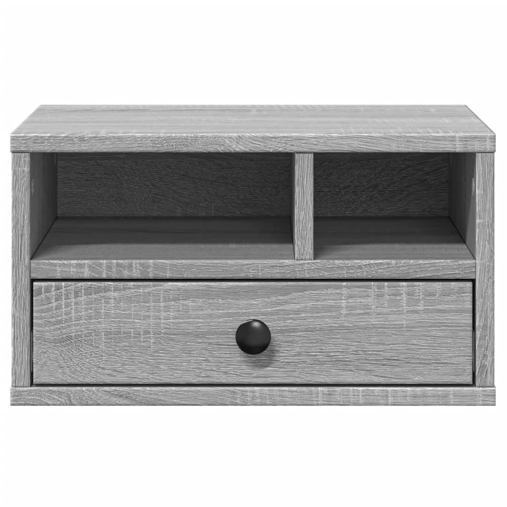 Printerkastje 40x32x22,5 cm bewerkt hout grijs sonoma eiken is nu te koop bij PeponiXL, paradijselijk wonen!