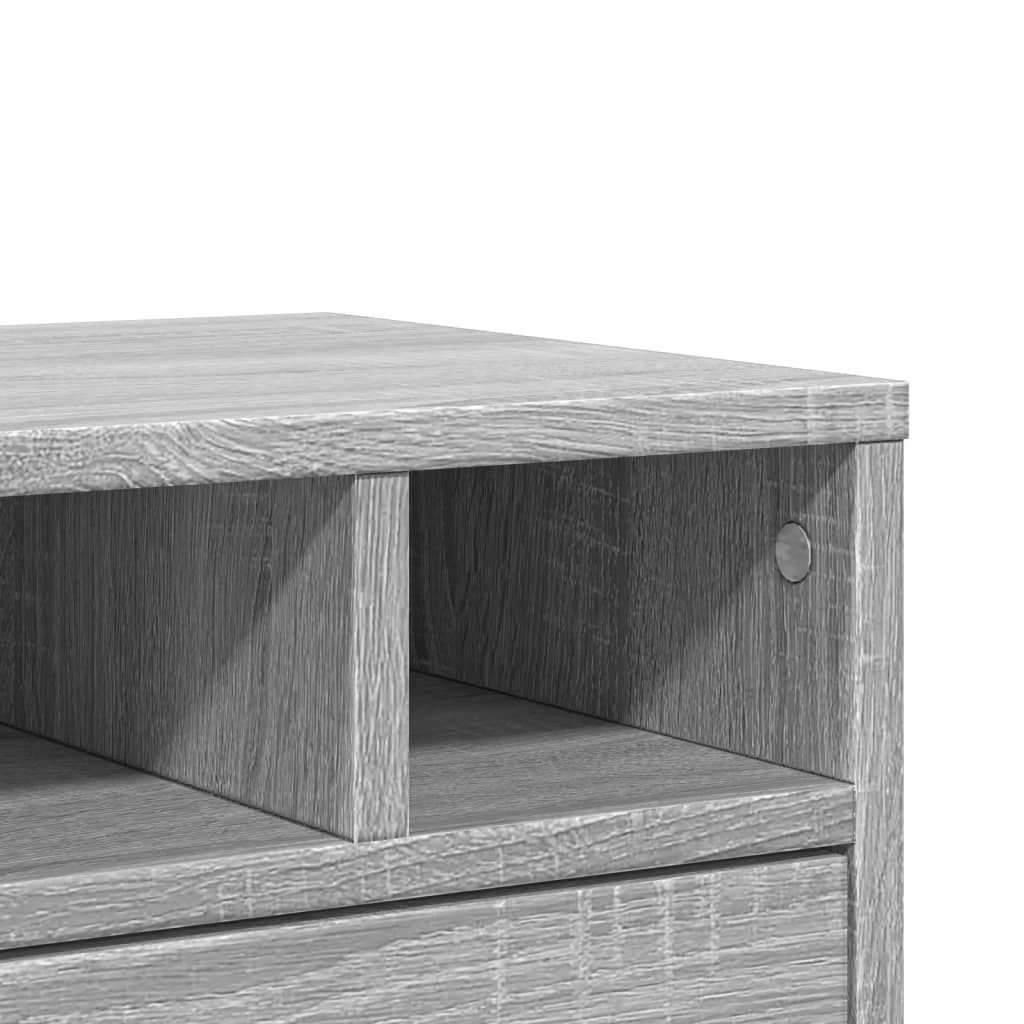 Printerkastje 40x32x22,5 cm bewerkt hout grijs sonoma eiken is nu te koop bij PeponiXL, paradijselijk wonen!