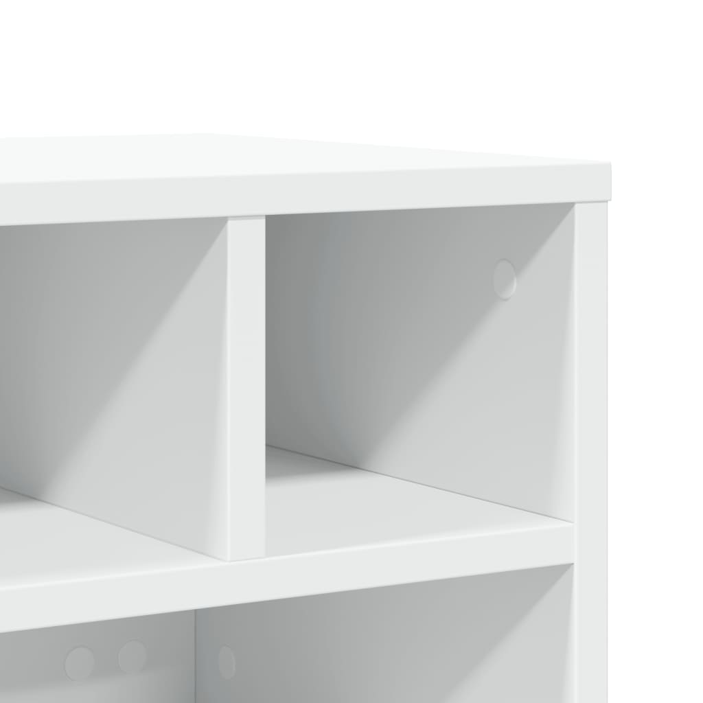 Printerkastje met wielen 41x32x34,5 cm wit is nu te koop bij PeponiXL, paradijselijk wonen!