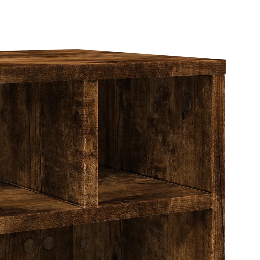 Printerkastje met wielen 41x32x34,5 cm gerookt eikenkleurig is nu te koop bij PeponiXL, paradijselijk wonen!