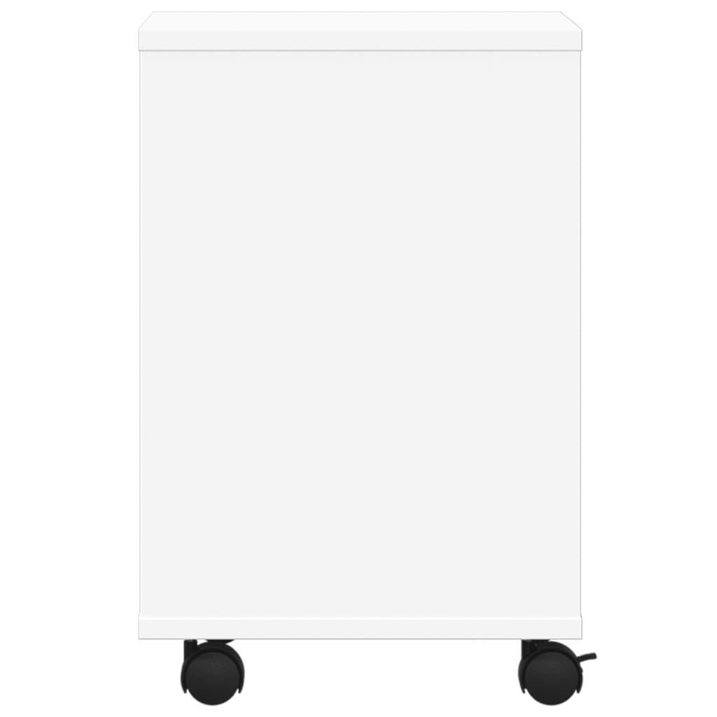 Printerkastje met wielen 41x32x48 cm wit is nu te koop bij PeponiXL, paradijselijk wonen!