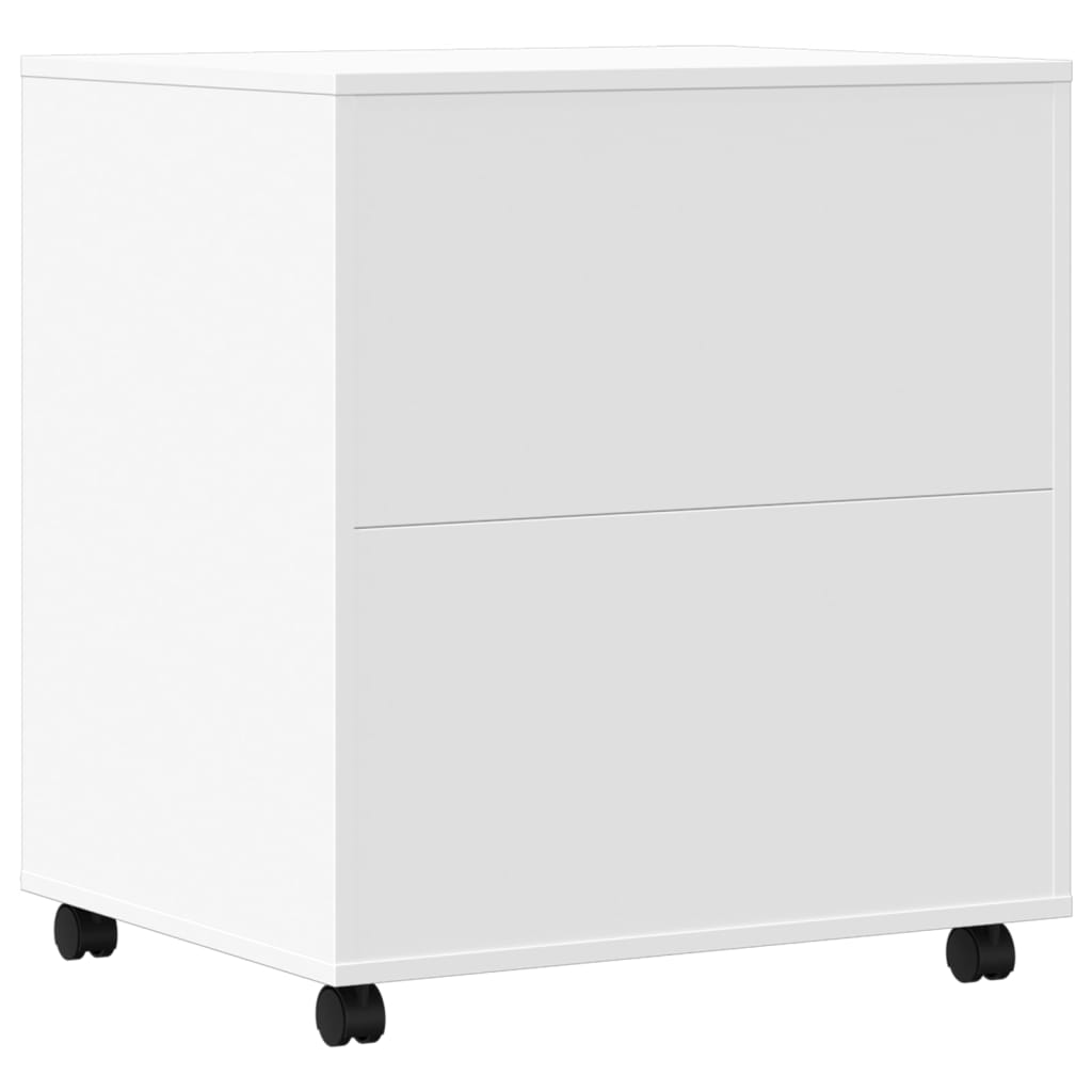 Printerkastje met wielen 60x50x67 cm wit is nu te koop bij PeponiXL, paradijselijk wonen!