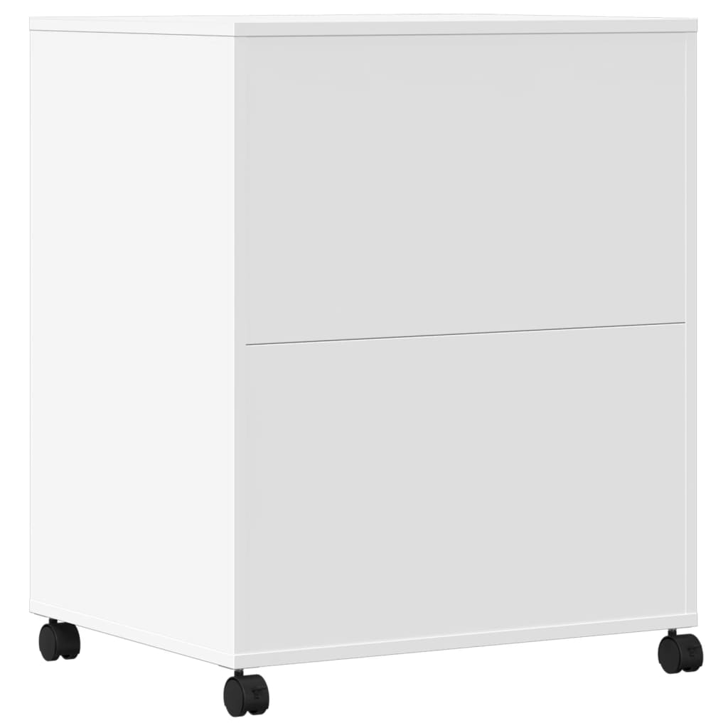Printerkastje met wielen 60x48x74 cm wit is nu te koop bij PeponiXL, paradijselijk wonen!