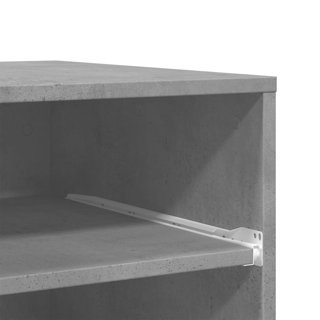 Printerkastje met wielen 60x48x74 cm betongrijs is nu te koop bij PeponiXL, paradijselijk wonen!