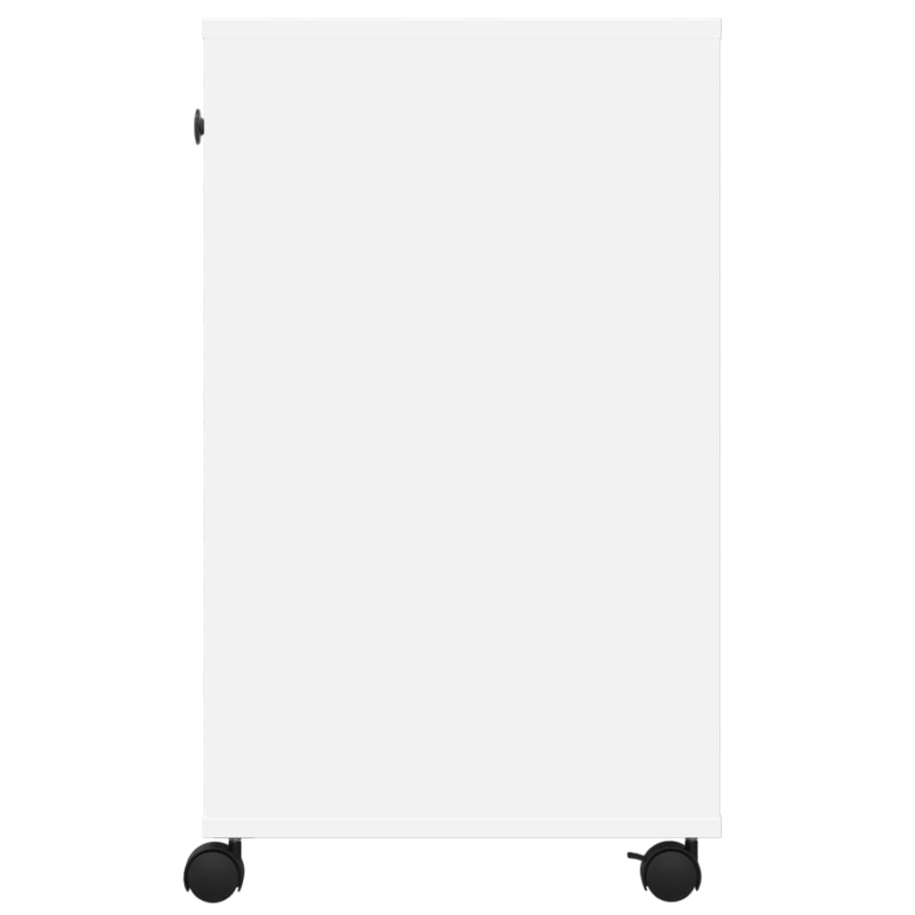 Printerkastje met wielen 60x40x68,5 cm wit is nu te koop bij PeponiXL, paradijselijk wonen!
